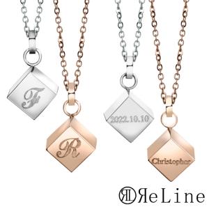 遺骨ペンダント ステンレス製 キュービックペンダント