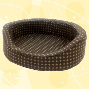 犬 猫 ペットベッド ペティオ 洗える Petio NEW Washable BED 専用カバー L ドットブラウン ベッドカバ−｜petio-online-shop