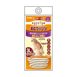 犬 トイレ用品 おむつ ペティオ zuttone ずっとね 老犬介護用 おむつパンツK 3L ウェア アクセサリー シニア 大型犬｜petio-online-shop