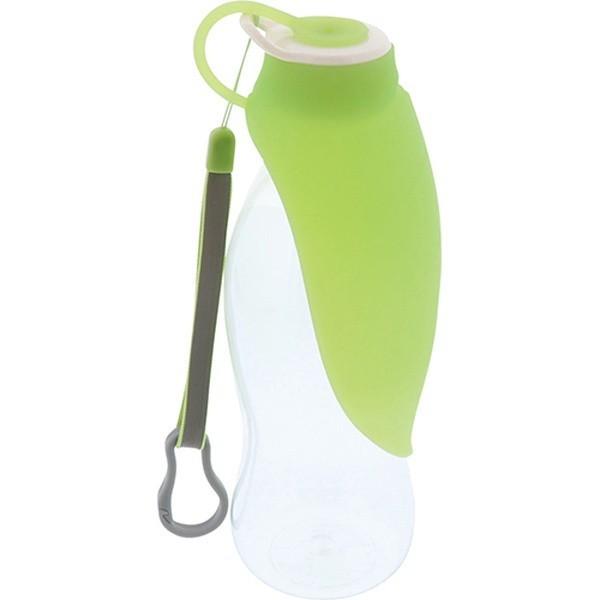 犬 携帯水筒 ペティオ ポータブルウォーターボトル リーフ グリーン 樹脂食器 Petio