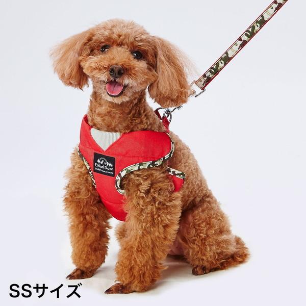 犬用ハーネス 胴輪 ペティオ Petio 超小型犬用 EthicalDoor エシカルドア 迷彩ベス...