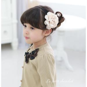 カチューシャ 子供 キッズ 立体 フラワー 花...の詳細画像3