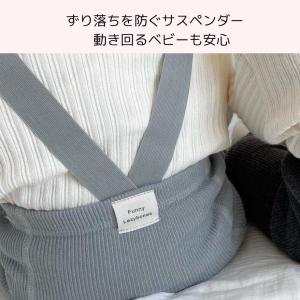 ベビー レギンス ハーフ サスペンダー ニット...の詳細画像3