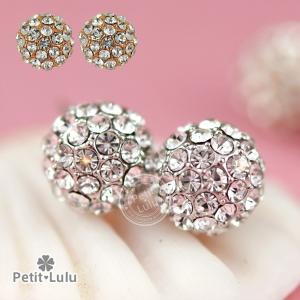 ピアス レディース スワロフスキー ミラーボール k18 18金 金属アレルギー対応 ブランド アクセサリー 誕生日 プレゼント 母の日 ギフト