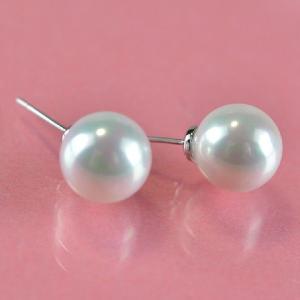 ピアス レディース 真珠 パール(10mm) ...の詳細画像1