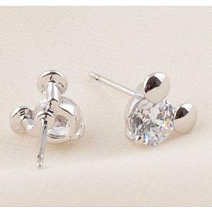 ピアス レディース スワロフスキー 一粒 k1...の詳細画像3