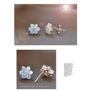 ピアス レディース 雪の結晶 スワロフスキー ...の詳細画像2