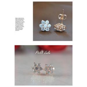 ピアス レディース 雪の結晶 スワロフスキー ...の詳細画像4