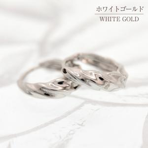 ピアス フープピアス レディース18金 リング...の詳細画像2