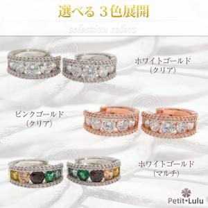 ピアス フープピアス レディース 18金仕上げ...の詳細画像1