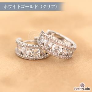 ピアス フープピアス レディース 18金仕上げ...の詳細画像3
