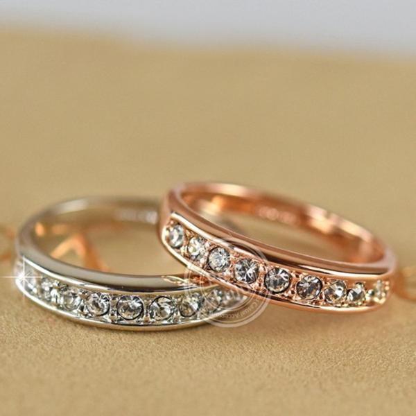 ホワイトデーお返し 指輪 レディース リング エタニティリング スワロフスキー ジュエリー ブランド...