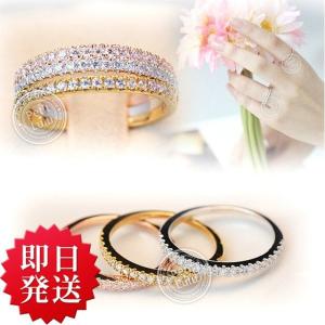 指輪 レディース リング 豪華 三色三連セットリング 最高級...