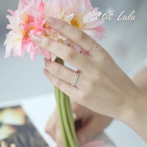 指輪 レディース リング 豪華 三色三連セット...の詳細画像1