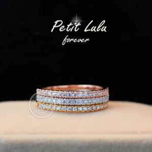 指輪 レディース リング 豪華 三色三連セット...の詳細画像3