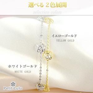 ブレスレット レディース スワロフスキー バラ...の詳細画像4