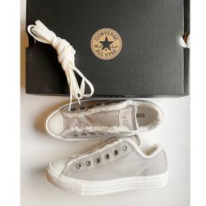 Converse コンバース ボア スリッポン　グレー AS LIGHT BOASLIP OX オールスター ライト オックス 31303432 GRAY