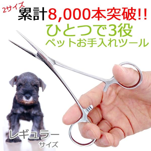 ツィーザース かんし 毛抜き レギュラー ペット耳の毛抜き用 お手入れ クリーニング ピンセット ス...