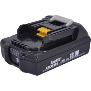 Enelife マキタ 互換 バッテリー 18V シリーズ 3000mAh 長寿命電池搭載 日本メーカー保証 残量表示機能 5億円製造物責任保険付 (BL1830B/T_改良版・単品)