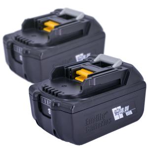 Enelife マキタ 互換 バッテリー 【BL-1850B/HC】18V/5000mAh　＜高出力対応＞　シリーズ 純正品よりも長寿命 日本メーカー保証  （二個セット）