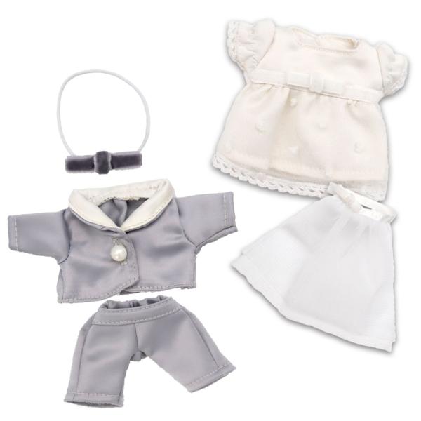 ぬいぐるみ 服 おしゃれ 着せ替え 洋服 コスチューム テディベア プティルウ 12cm 4S 結婚...