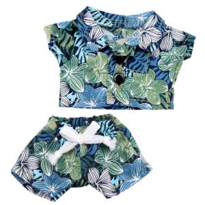 ぬいぐるみ 服 アロハシャツ セット テディベア 洋服 身長12cm用 4S 着せ替え ぬい ぬいばサイズ コスチューム 春 夏 プティルウ