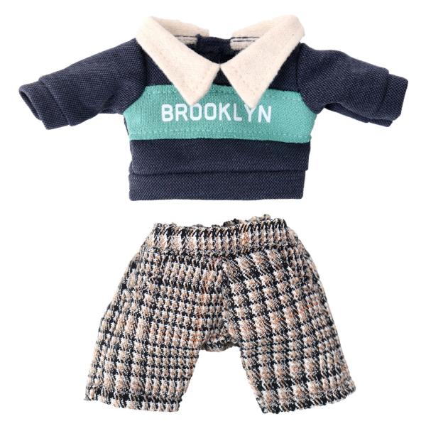 ぬいぐるみ 服 12cm トップス ズボン 女の子 着せ替え コスチューム 可愛い プティルウ 4S...