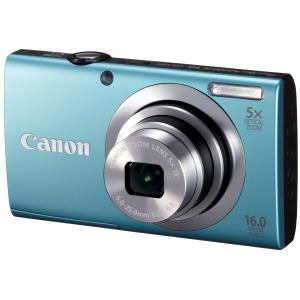 Canon デジタルカメラ PowerShot A2400IS ブルー 1600万画素 光学5倍ズー...