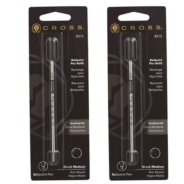 CROSS/クロス ボールペン 替芯 リフィル 6本/箱 ブラック M（中字） 8513