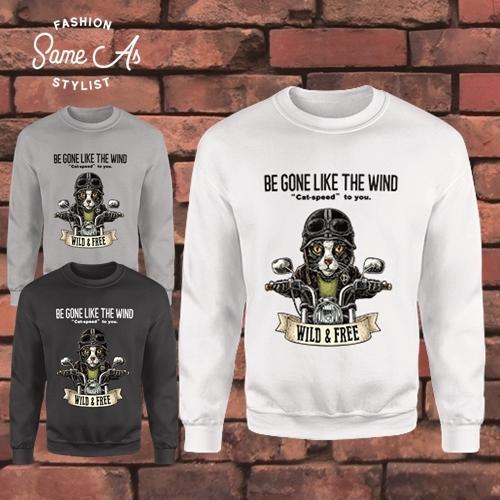 トレーナー メンズ スウェット 裏起毛　ミリタリー　イラスト　バイカー　アメカジ　ストリート　裏パイ...