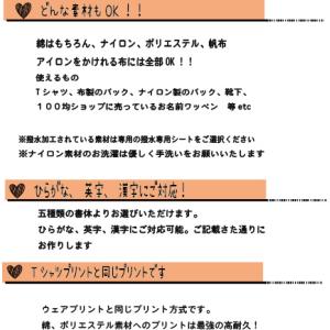 お名前シール 布 小学校 入園 お名前アイロン...の詳細画像4