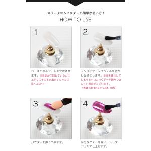 ジェルネイル ネイル ネイルアート ミラーパウ...の詳細画像3