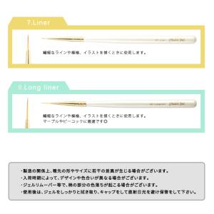 ジェル ネイル ジェルブラシ ネイルアート ア...の詳細画像3