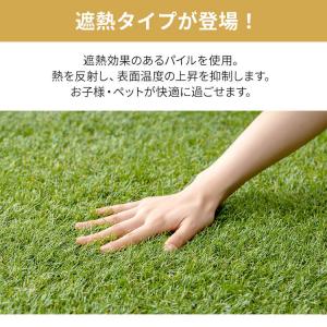 人工芝 芝生 リアル人工芝 ロール アイリスオ...の詳細画像1