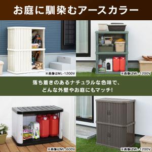 物置 屋外 小型 収納庫 ML-1200V ア...の詳細画像1