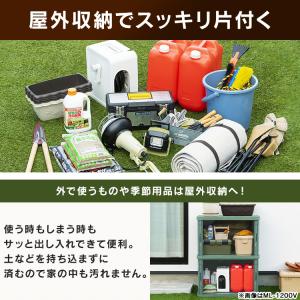 物置 屋外 小型 収納庫 ML-1200V ア...の詳細画像2