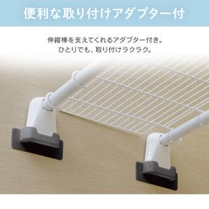 突っ張り棚 強力 収納 洗面所 ラック 省スペ...の詳細画像5