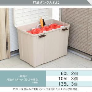 収納ボックス フタ付き 屋外 おしゃれ 灯油 ...の詳細画像4