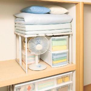押し入れ 収納 棚 2個セット 伸縮 布団収納...の詳細画像1