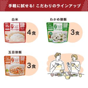 非常食セット 防災食 アルファ米 保存食 白米...の詳細画像2