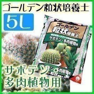 培養土 5L 野菜 肥料 ゴールデン粒状培養土 サボテン・多肉植物用