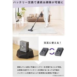 充電式サイクロンスティッククリーナー 別売バッ...の詳細画像3