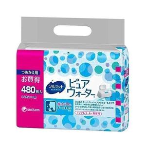 ウェットティッシュ 詰替 厚手 ノンアルコール 除菌 シルコット 詰替 詰め替え用 ふんわり 無香料 お得用 大容量 まとめ買い 日用品 ユニ・チャーム｜petkan