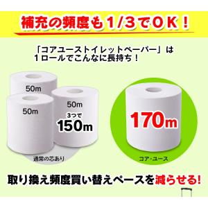 トイレットペーパー シングル コアレス 芯なし...の詳細画像5