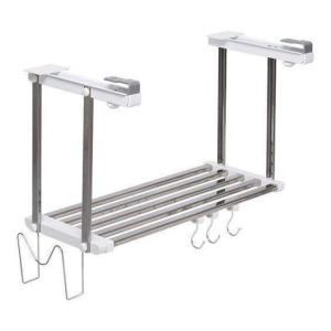 田窪工業所 伸縮吊戸下はさみ棚1段 幅55〜95cm HM1-90LK : くらし壱