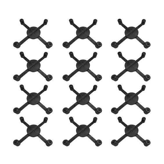 エックスジョイントパーツ 屋外用 ラバーマット マット ゴム 12個 ブラック PXJ-1 プロテッ...