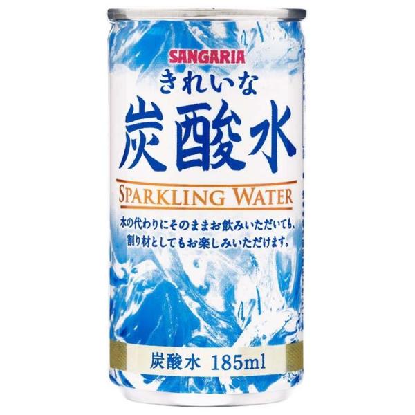 30本入 きれいな炭酸水 185ml サンガリア (D) ポイント消化