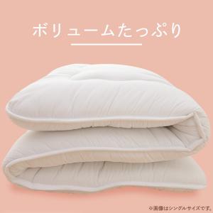 敷布団 セミダブル 厚さ10cm 敷き布団 敷...の詳細画像1