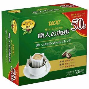 コーヒー 箱買い 安い 100杯 職人の珈琲 ドリップコーヒー 深いコクのスペシャルブレンド 50P 350318 UCC  プレゼント 新生活｜petkan