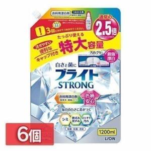 6個セット ブライト STRONG(ストロング) つめかえ用特大 1200ml ライオン (D) 新生活｜petkan